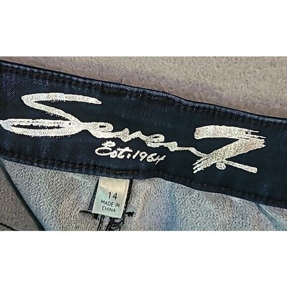 Seven 7 High Rise Ankle Skinny Jeans – Women’s Size 14 – Dark Wash – New - Picture 3 of 7